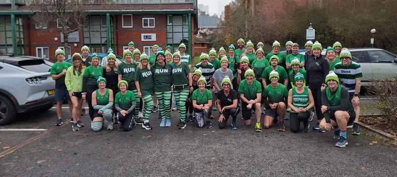 Paul Popham Running Club members